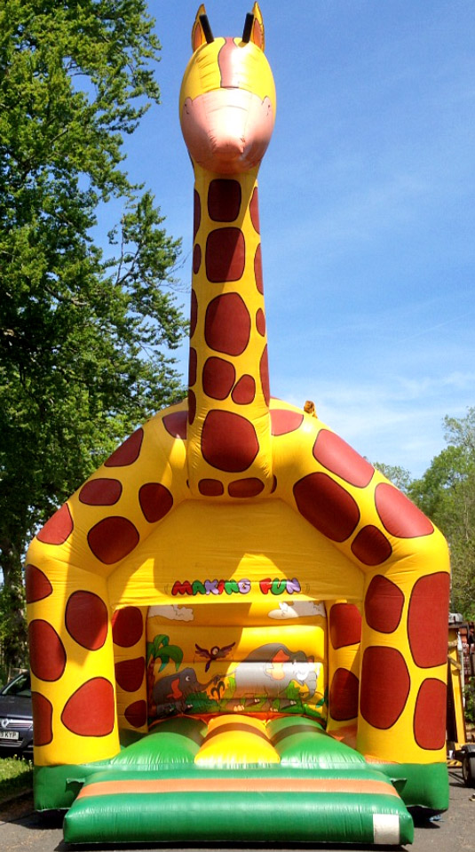 Geoffrey the Giraffe bouncy castle