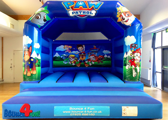 paw patrol bouncy castle