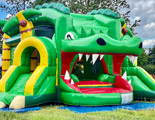 Crocodile Shooting Challenge bouncy castle