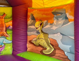 Dinosaurs bouncy castle