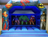Super Hero bouncy castle