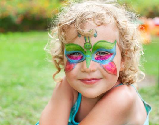 Childrens face painting