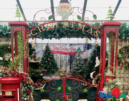 Christmas Gated Entrance