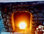 Christmas Fireplace Prop