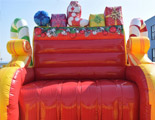 Giant Santa Sleigh Photo Booth